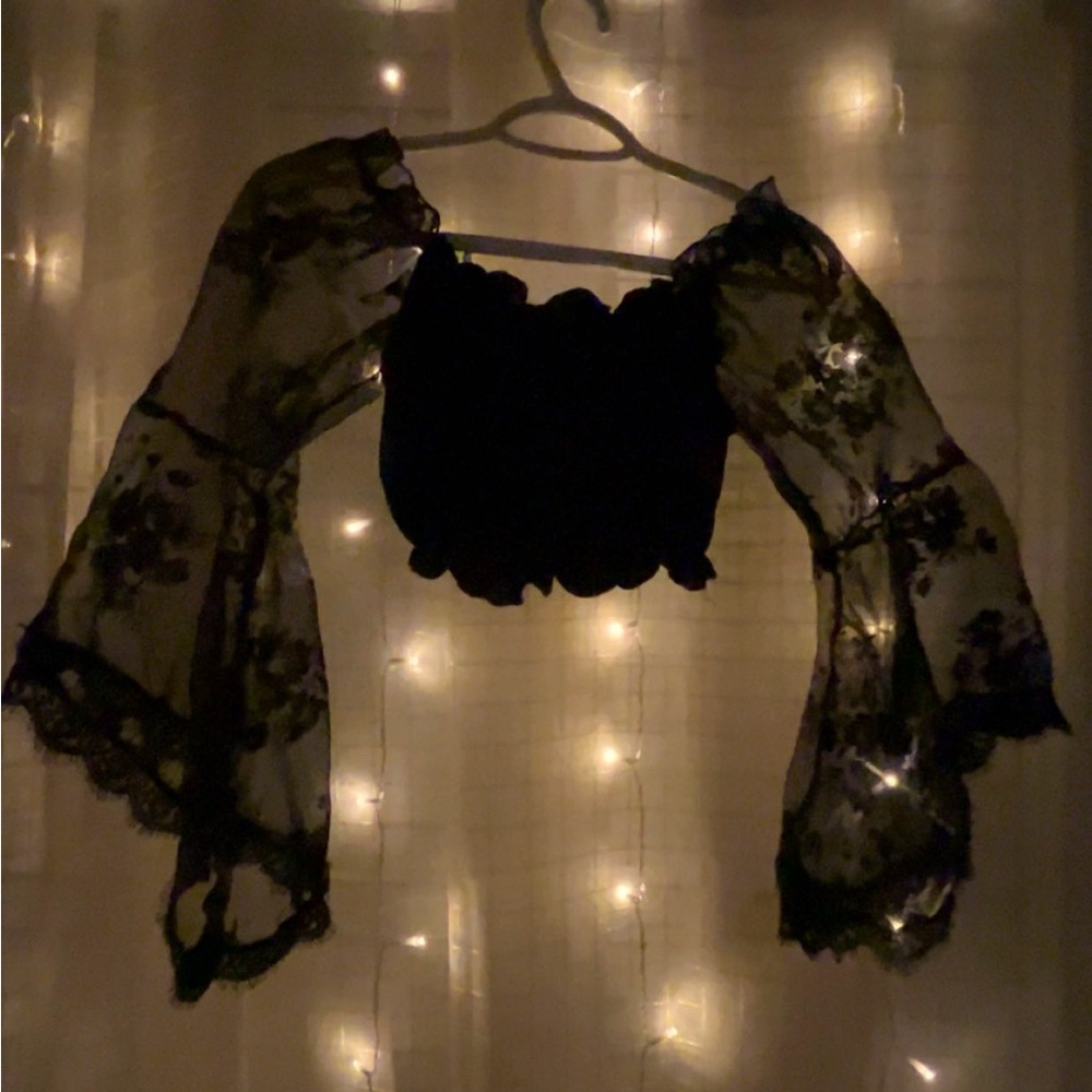 Lacey crop top